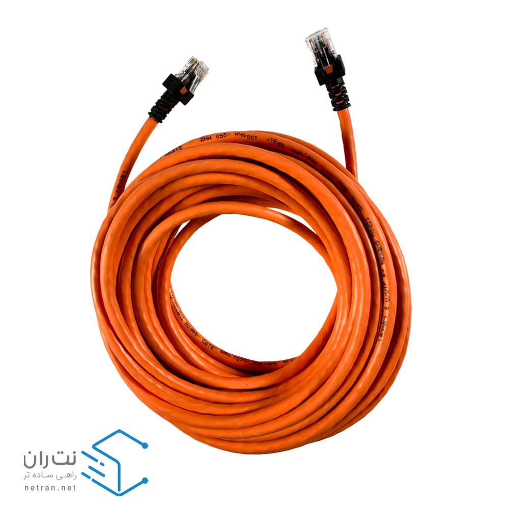 پچ کورد نگزنس (کابل لن) Cat6 UTP روکش LSZH نارنجی 10 متری-1